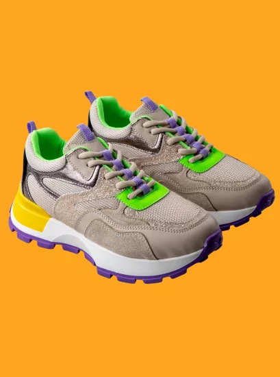 Lemoors Miranda Bağcıklı Kadın Sneaker Spor Ayakkabı