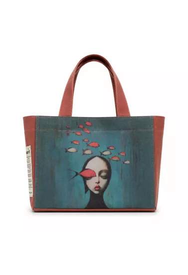 Hibiscus Mumlu Kanvas Özel Tasarım Baskılı Tote Bag