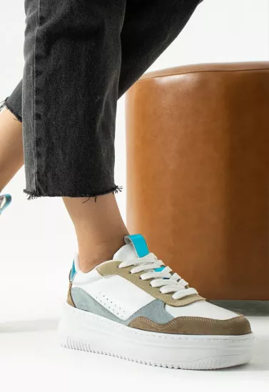 Lemoors Emma Hakiki Deri Eva Taban Sneaker