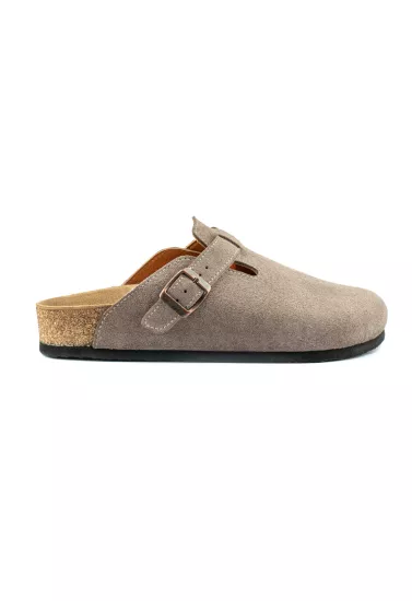 Susana- Natural Cork- Suede Leather- Mink