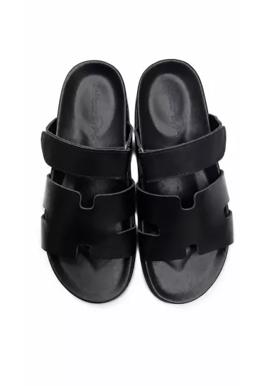 Unisex Smooth Leather Sandal