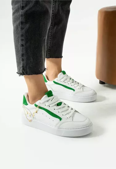 Lemoors Mia Hakiki Deri Eva Taban Sneaker