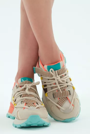 Lemoors Alisa Bağcıklı Kadın Sneaker Spor Ayakkabı