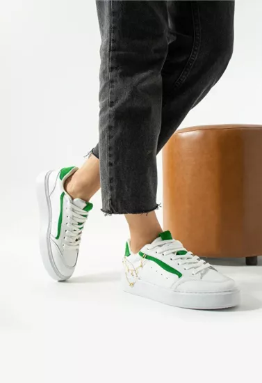 Lemoors Mia Hakiki Deri Eva Taban Sneaker