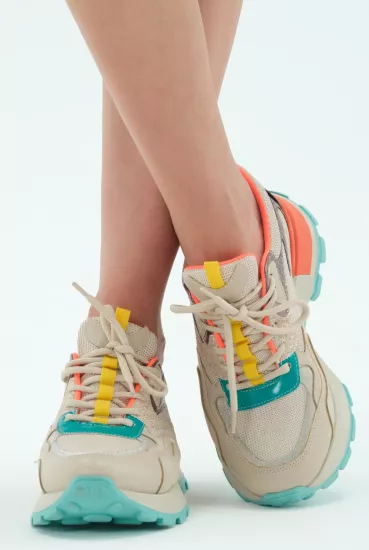 Lemoors Miranda Bağcıklı Kadın Sneaker Spor Ayakkabı