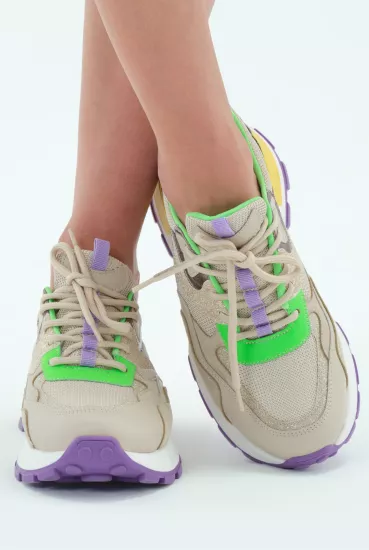 Lemoors Miranda Bağcıklı Kadın Sneaker Spor Ayakkabı