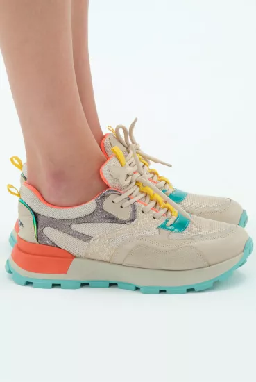 Lemoors Miranda Bağcıklı Kadın Sneaker Spor Ayakkabı