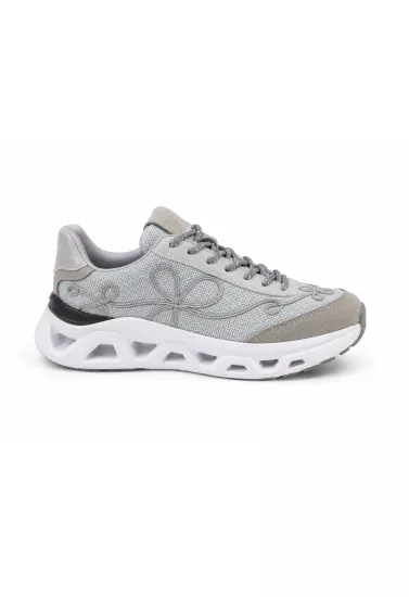 Lemoors Mia Fileli Yüzey Havalı Hafif Yumuşak Tabanlı Sneaker