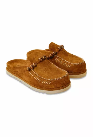 Lemoors- Rumi- Suede Leather- Extra Soft Insole- Cinnamon Powder